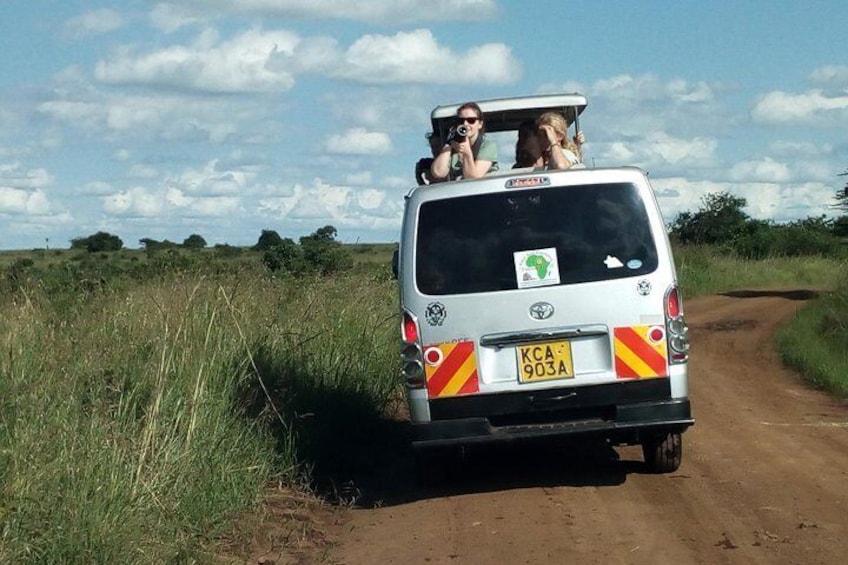 game viewing with open roofed vehicles.