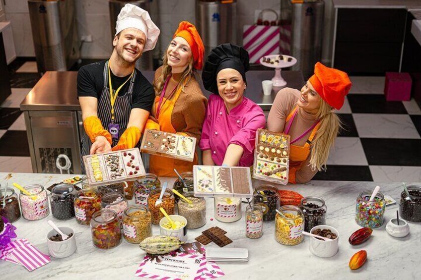 Chocolate workshop in Chocolate Museum Vienna "BO-YO"