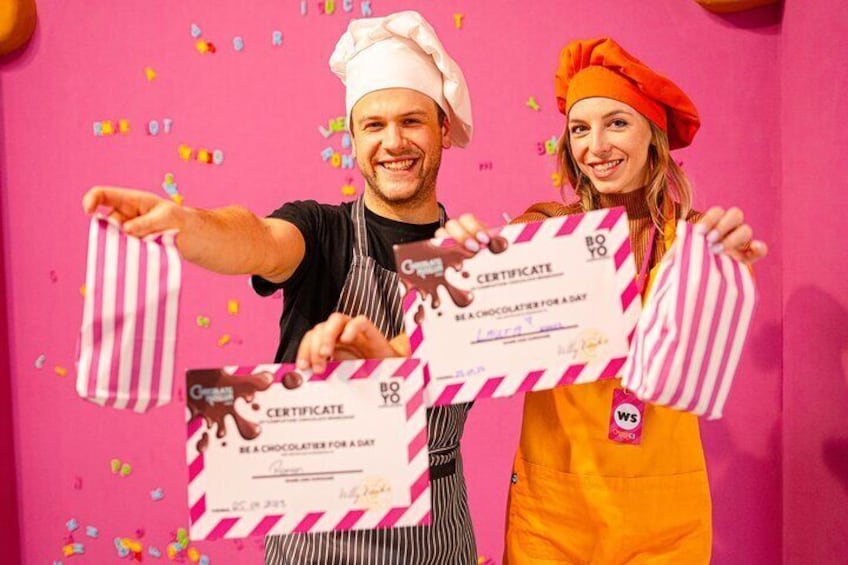 Chocolate workshop in Chocolate Museum Vienna "BO-YO"