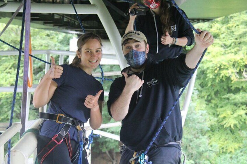 Bungee jump from 40 meters in the stunning valley of Killiecrankie