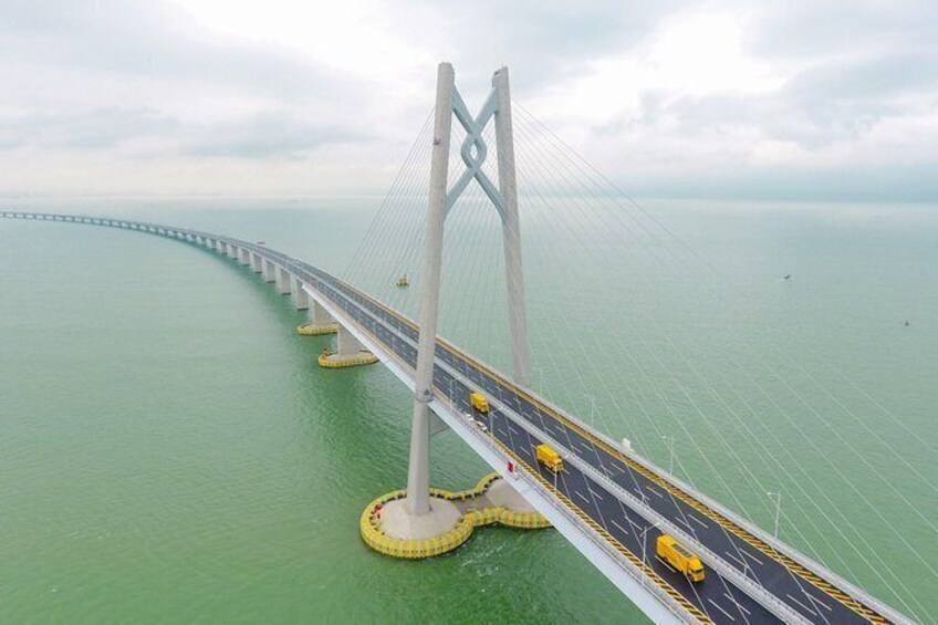 Hong Kong-Macao-Zhuhai Bridge Bus Tour from Guangzhou