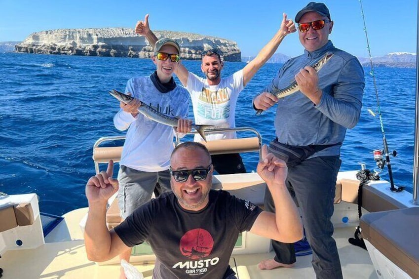 Santorini Fishing Tours - Private Santorini Boat tours