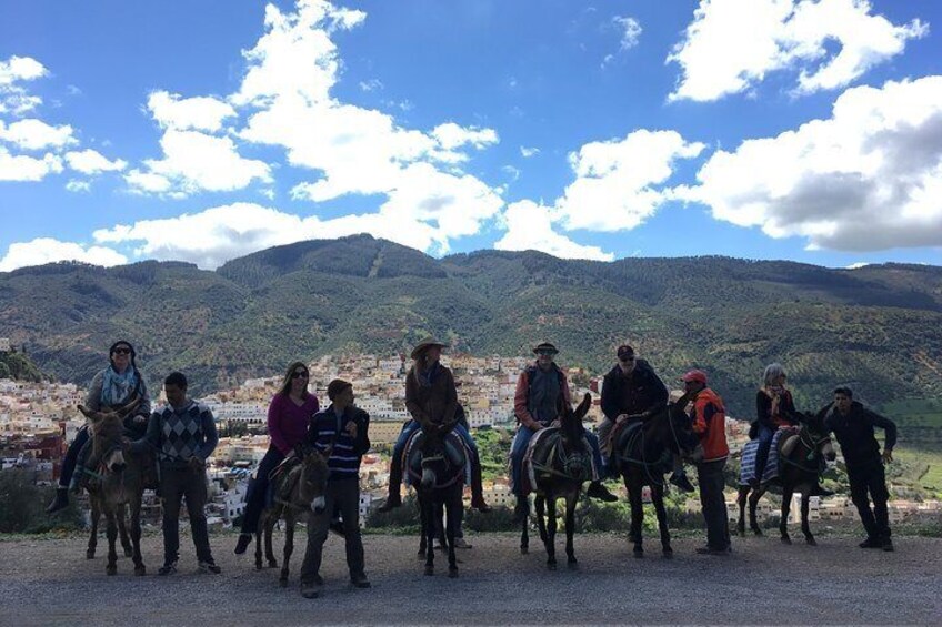 Donkey ride to Volubilis