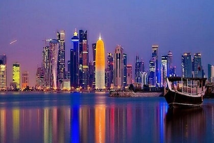 Moonlight Dinner Cruise in Doha Bay A Traditional Dhow Experience