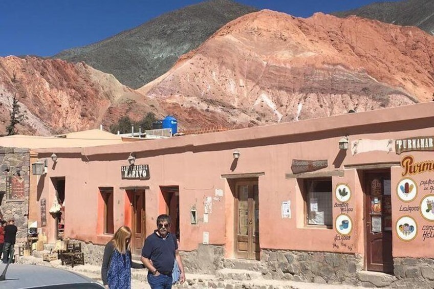 Excursion to Humahuaca & Purmamarca with 7-color Hill, from Salta