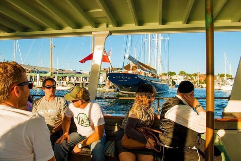 Narrated Sunset Sightseeing Cruise from Newport