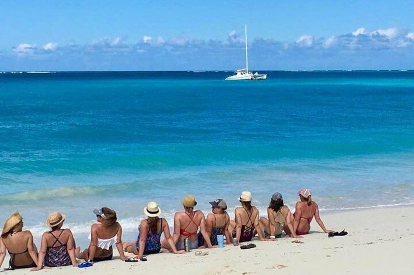 7 Hour Private Catamaran Sail, Snorkel and Beach BBQ Grace Bay, Providenciales