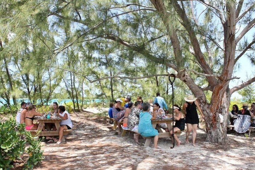 Enjoy a BBQ lunch on a full-day tour in Turks and Caicos!