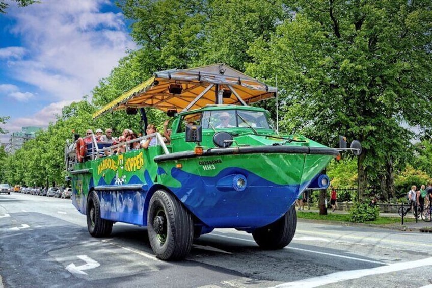 Harbour Hopper on Spring Garden Road near the Public Gardens