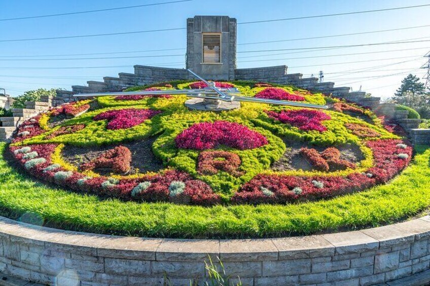 Floral Clock at Queenston, Niagara Falls, Canada.