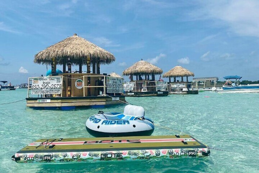 Original Cruisin' Tikis 3hr Crab Island Sandbar Adventure