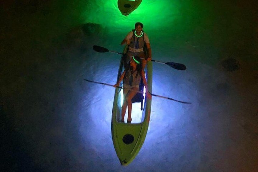 LED Night Kayak - Condado Lagoon - Guided Excursion