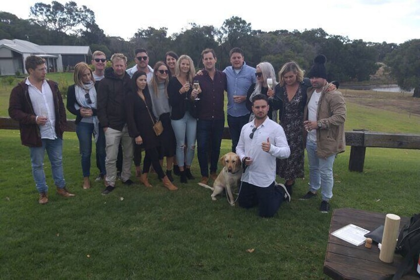 This puppy had more attention than a whisky at an Irish wedding