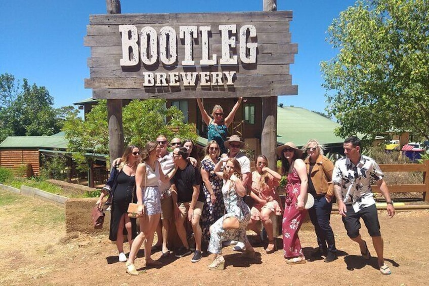 Winery tick! winery tick! Bootleg Brewery lunch & beer time tick tick