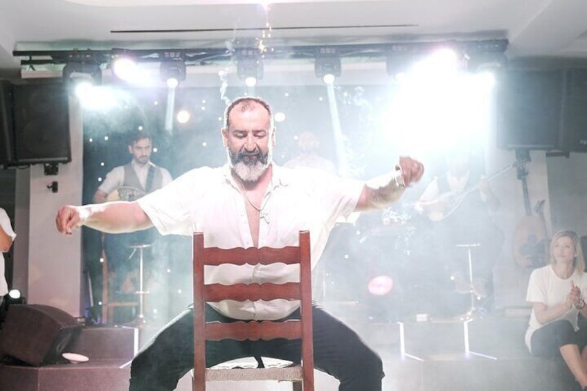 Traditional Greek Night live Music & Dinner Show in Santorini