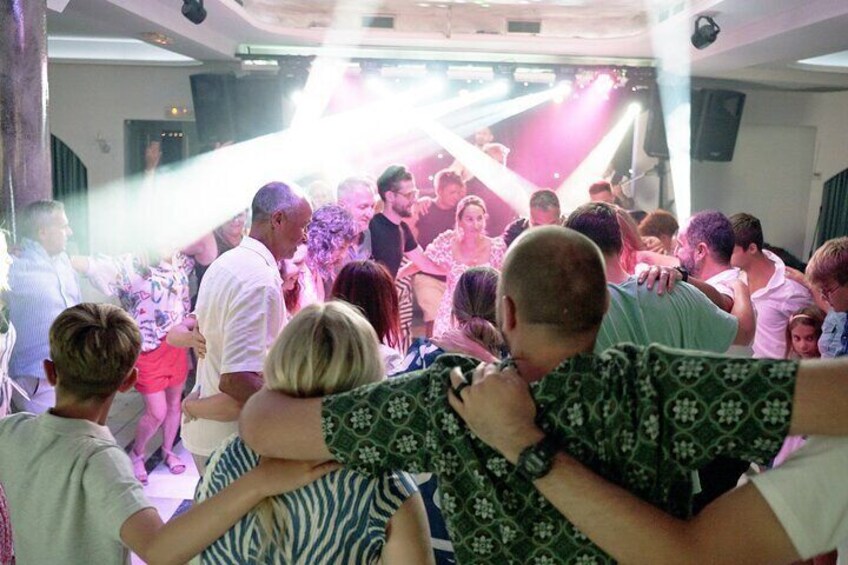 Traditional Greek Night live Music & Dinner Show in Santorini
