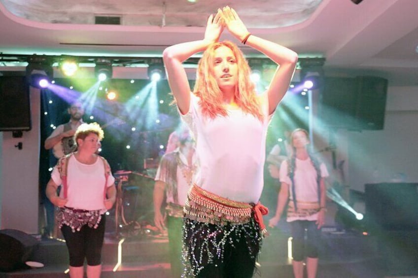 Traditional Greek Night live Music & Dinner Show in Santorini