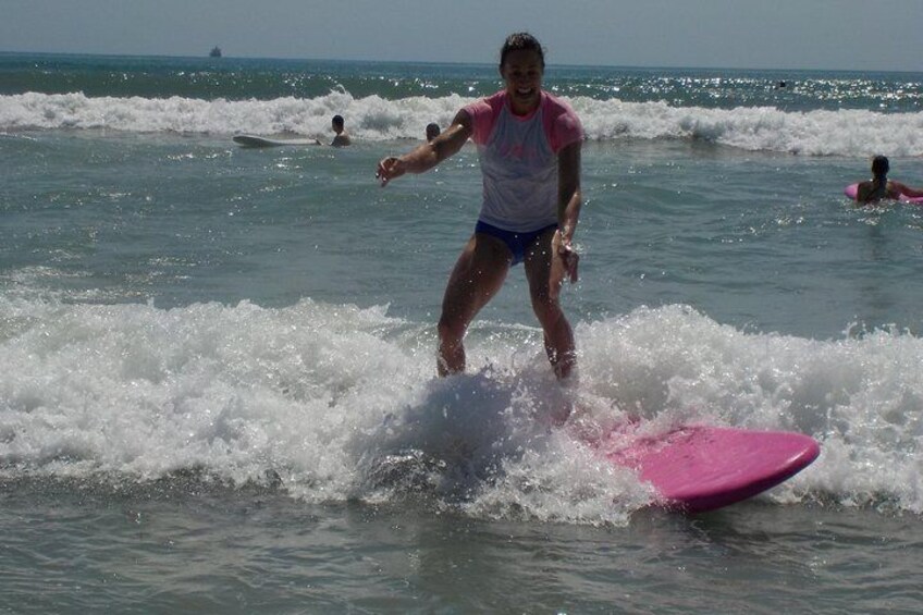 Surf Lesson Success!