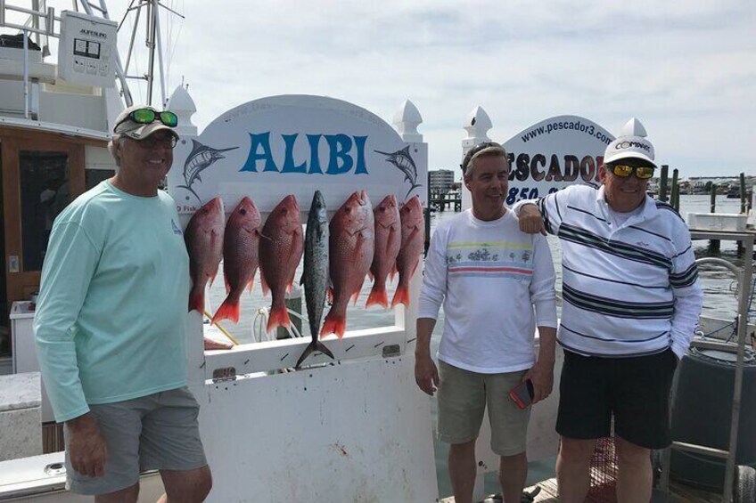 6 Hour Family Fun Fishing Charter on a 42’ Sportfish ,Alibi