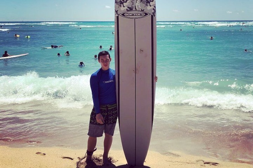 Surfing Lessons On Waikiki Beach