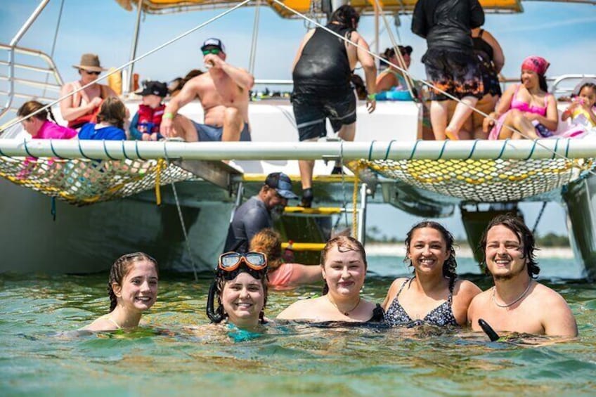 Catamaran Snorkel and Dolphin Watch Tour in Panama City Beach