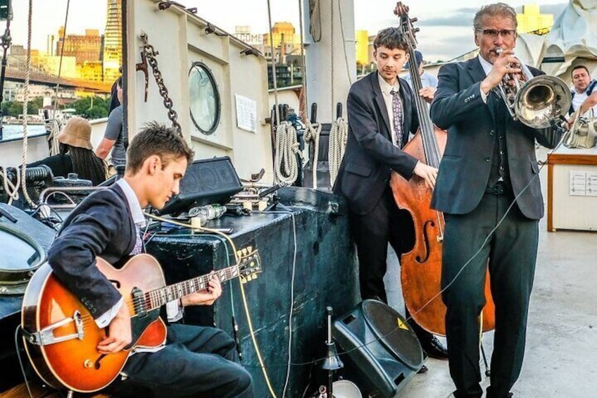 New York City Sunset Jazz Sail aboard Clipper City