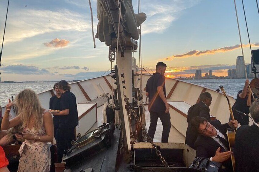 New York City Sunset Jazz Sail aboard Clipper City