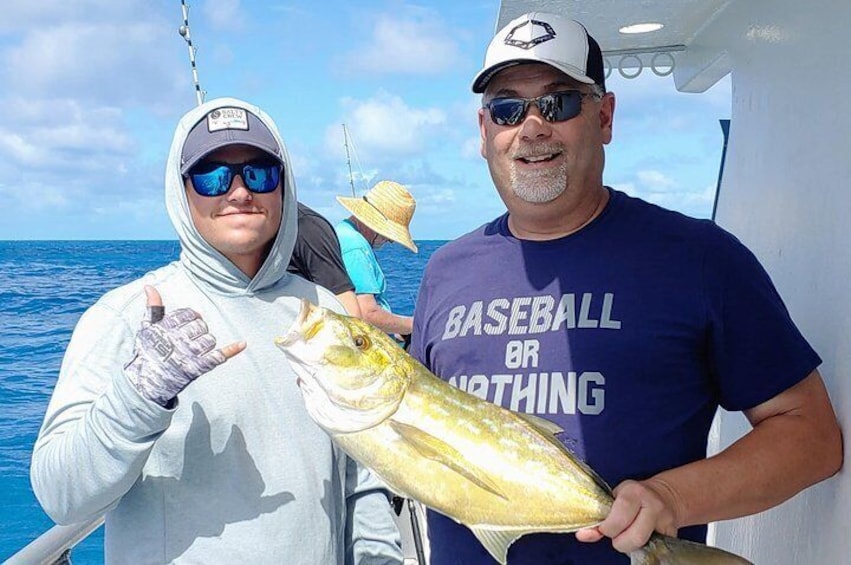 Mate Carson fishing in Key West