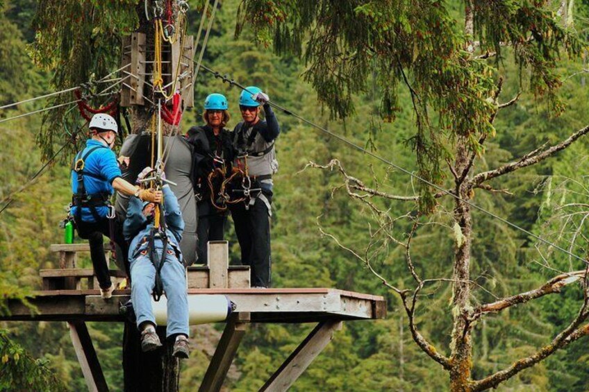 Rainforest Zip, Skybridge & Rappel Adventure in Ketchikan, AK