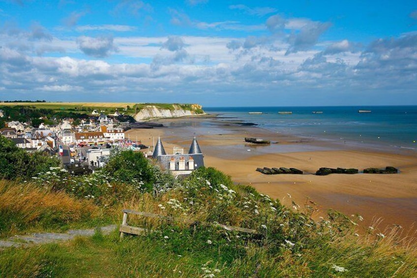 Arromanches-Les-Bains - view from the Arromanches 360 Circular CInema