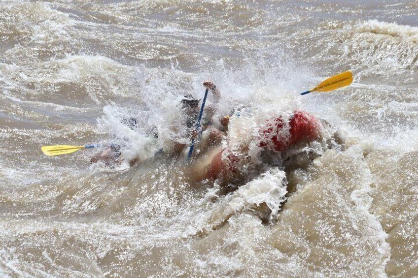 Yes, you will get wet!