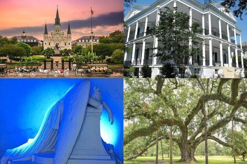 NOLA's BIG 4: French Quarter • Garden District • Metairie Cemetery • City Park