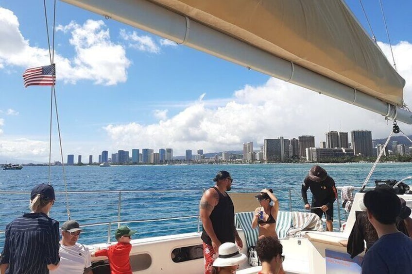 Oahu 3pm Tradewind Sail from Honolulu