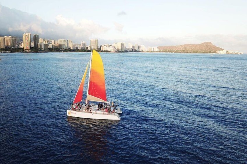 Oahu 3pm Tradewind Sail from Honolulu