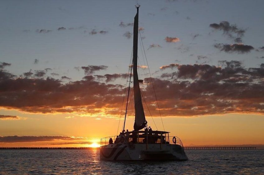 Sunset over the Urangan Pier