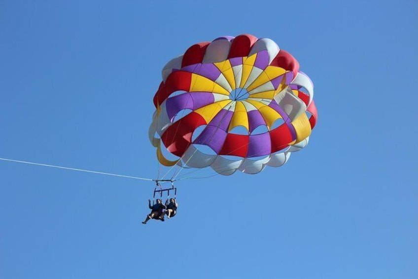 Parasailing in the US Virgin Islands