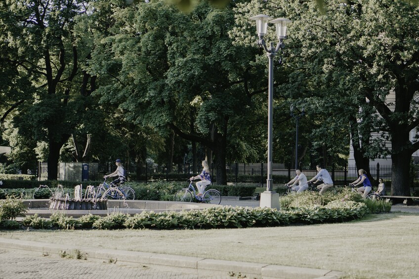 Jurmala city resort tour on bikes