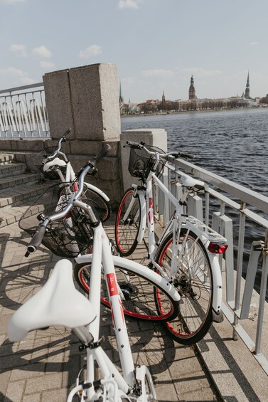 Jurmala city resort tour on bikes