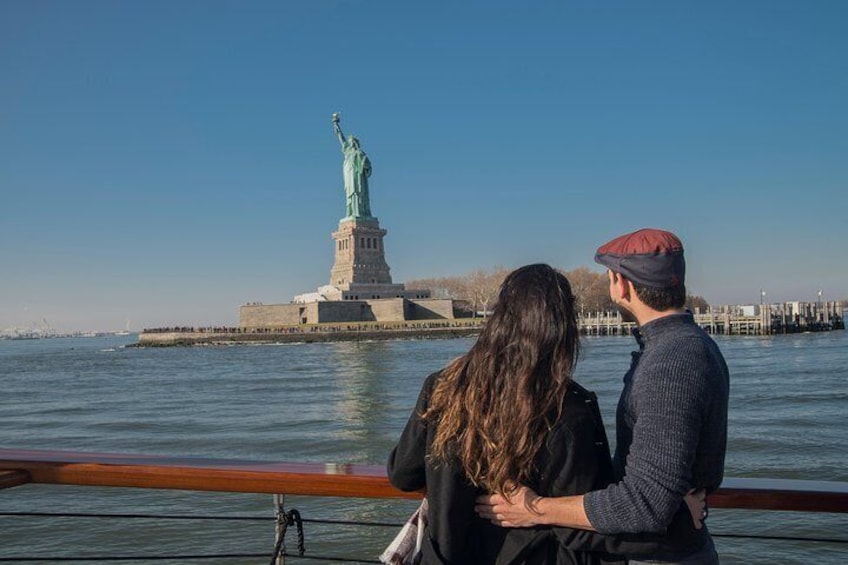 Up-close views of the Statue of Liberty!