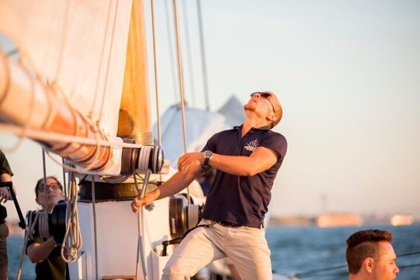 New York Sunset Schooner Cruise on the Hudson River