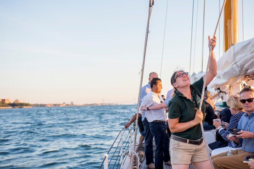 New York Sunset Schooner Cruise on the Hudson River