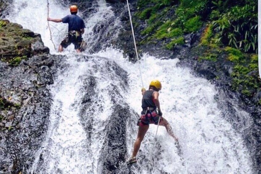 Best Waterfall Rappelling+ Zipline+Tractor Jungle Tour and Rainforest Horseback 