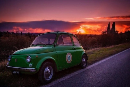 Self-Drive Vintage Fiat 500 Tour from Florence: Sunset Drive and Aperitivo