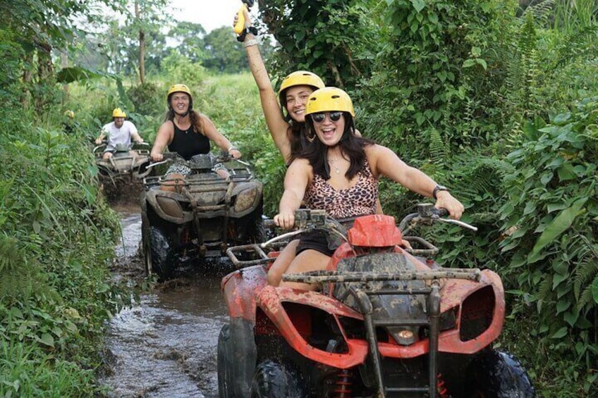 Bali ATV Quad Ride and White Water Rafting with Lunch and Private Transfer