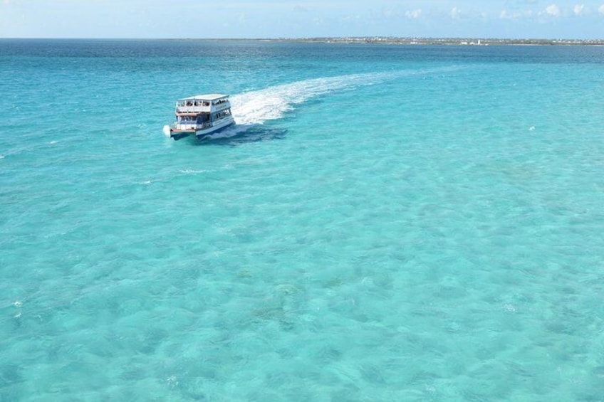 Blue Lagoon Island Beach Day from Nassau