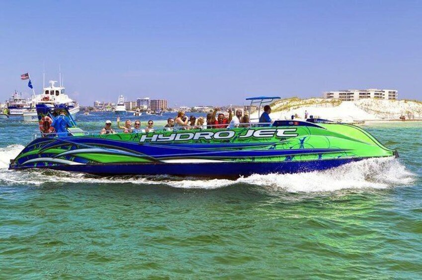 Show item 2 of 17. Largest Jet Ski boat ride, Dolphin tour, Destin Florida