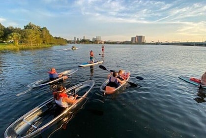2-timmars hyra av kajak och klar paddleboard (SUP) i Orlando