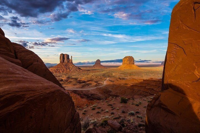 Sunset in Monument Valley