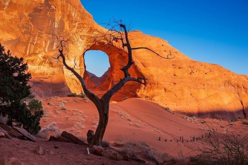 Arch in Back Country of Monument Valley