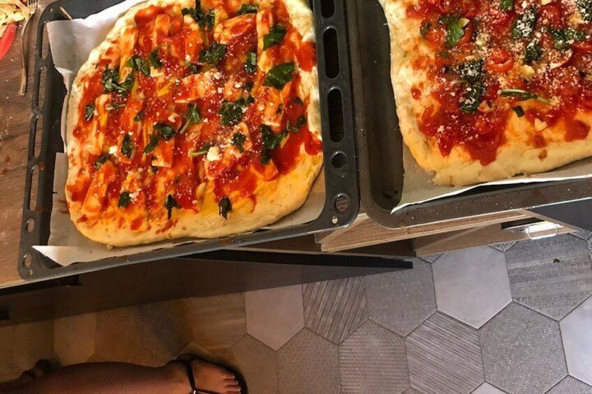 Amazing Pizza and Pasta Class at Savio’s kitchen cooking school